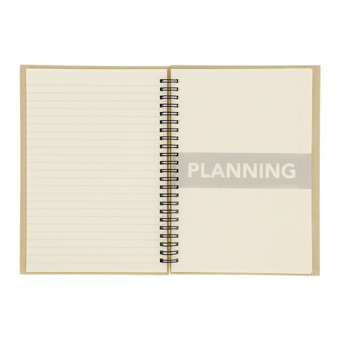 Planificator lunar tip caiet Celik natural