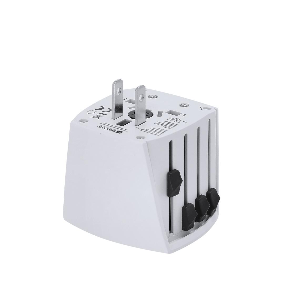 Adaptor universal de călătorie Skross MUV MICRO alb