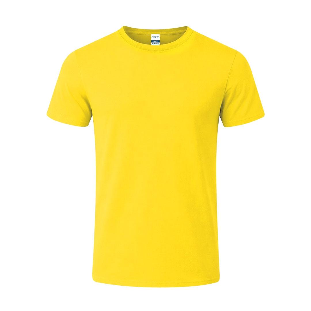Tricou colorat adulți Epika galben L