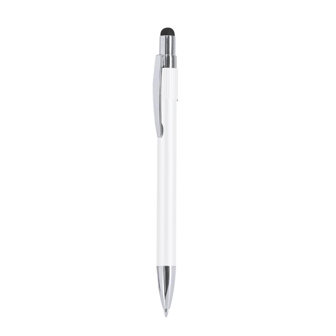 Pix cu stylus pentru ecrane tactile Turet alb