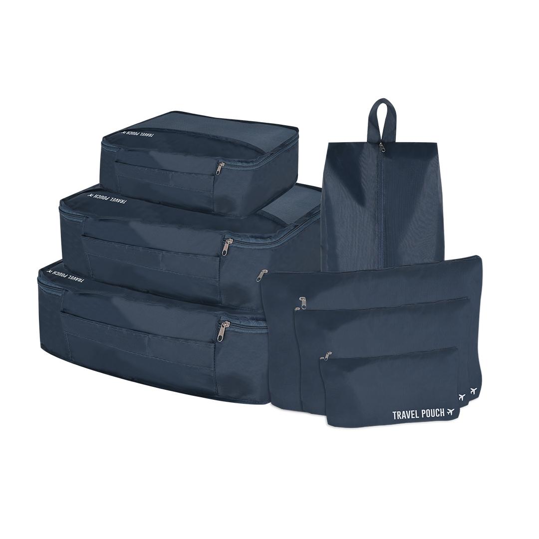 Set organizator Combol albastru marină