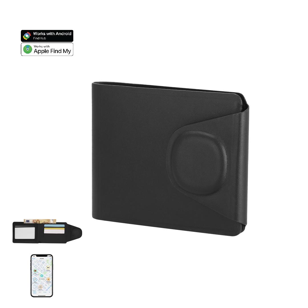 Portofel portcard cu tracker Nairobix negru