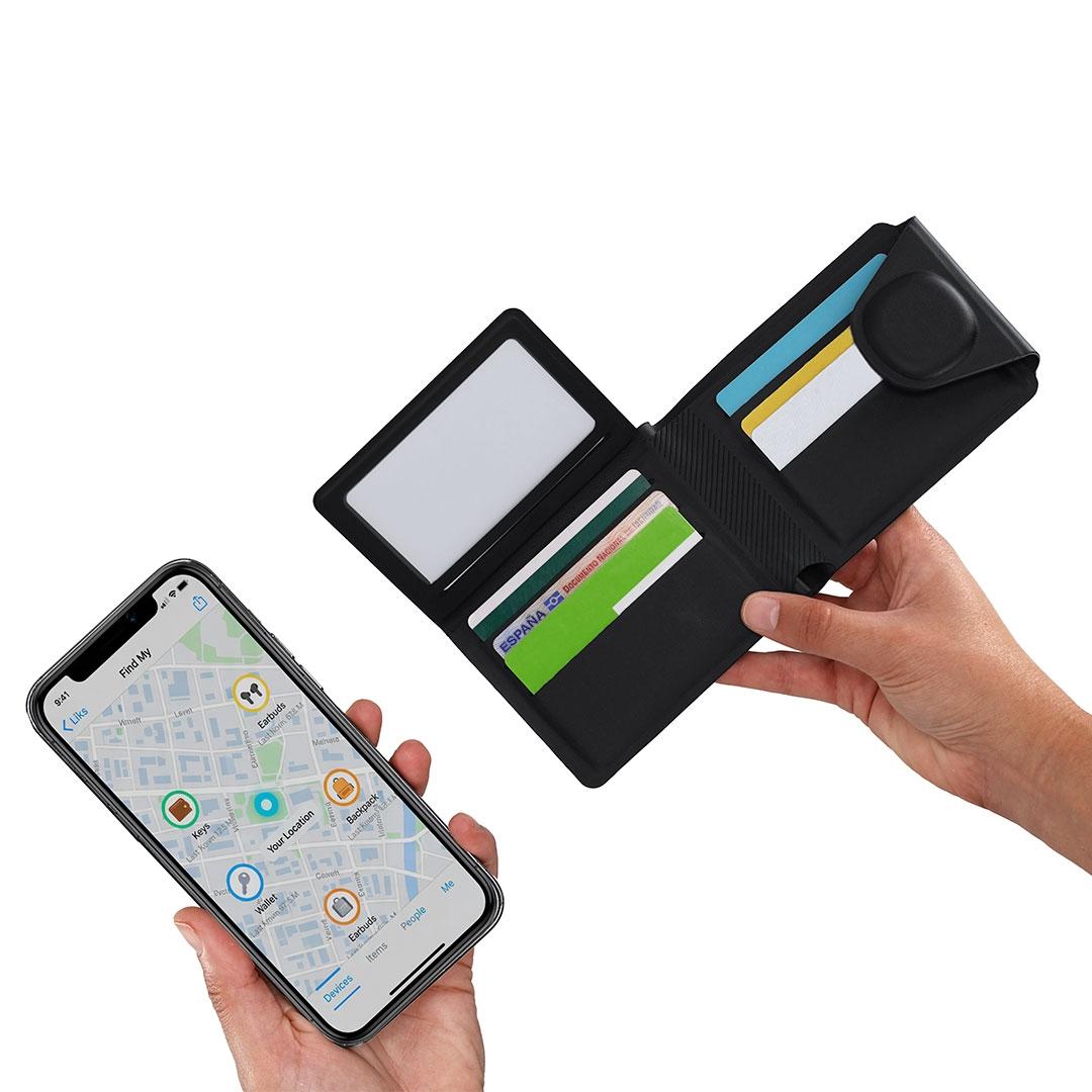 Portofel portcard cu tracker Nairobix negru