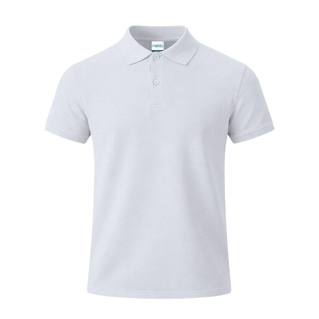 Tricou polo adulți Charles alb alb 3XL