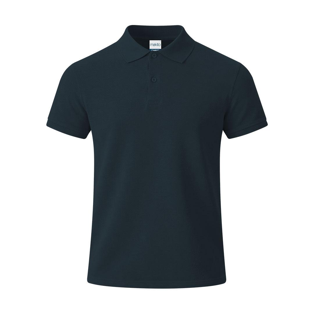 Tricou polo adulți Charles color albastru marină M