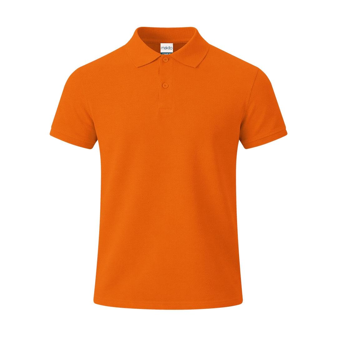 Tricou polo adulți Charles color portocaliu M