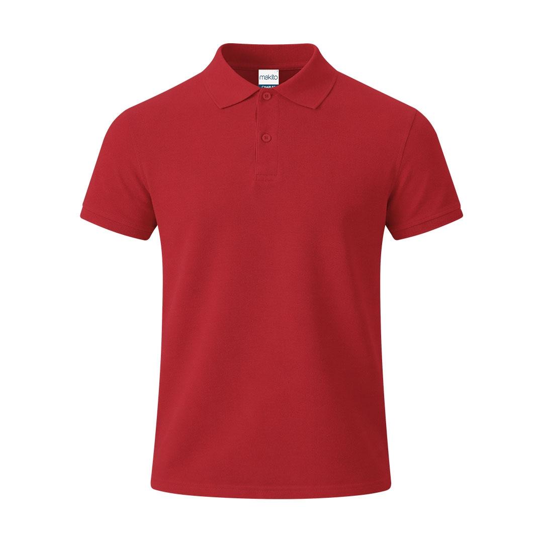 Tricou polo adulți Charles color roșu M