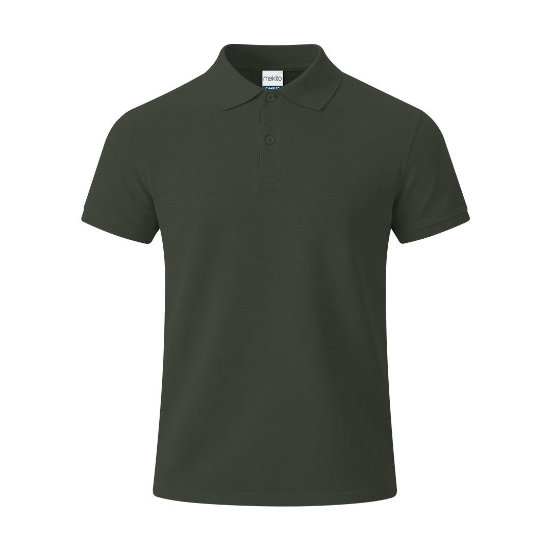 Tricou polo adulți Charles color verde sticlă M