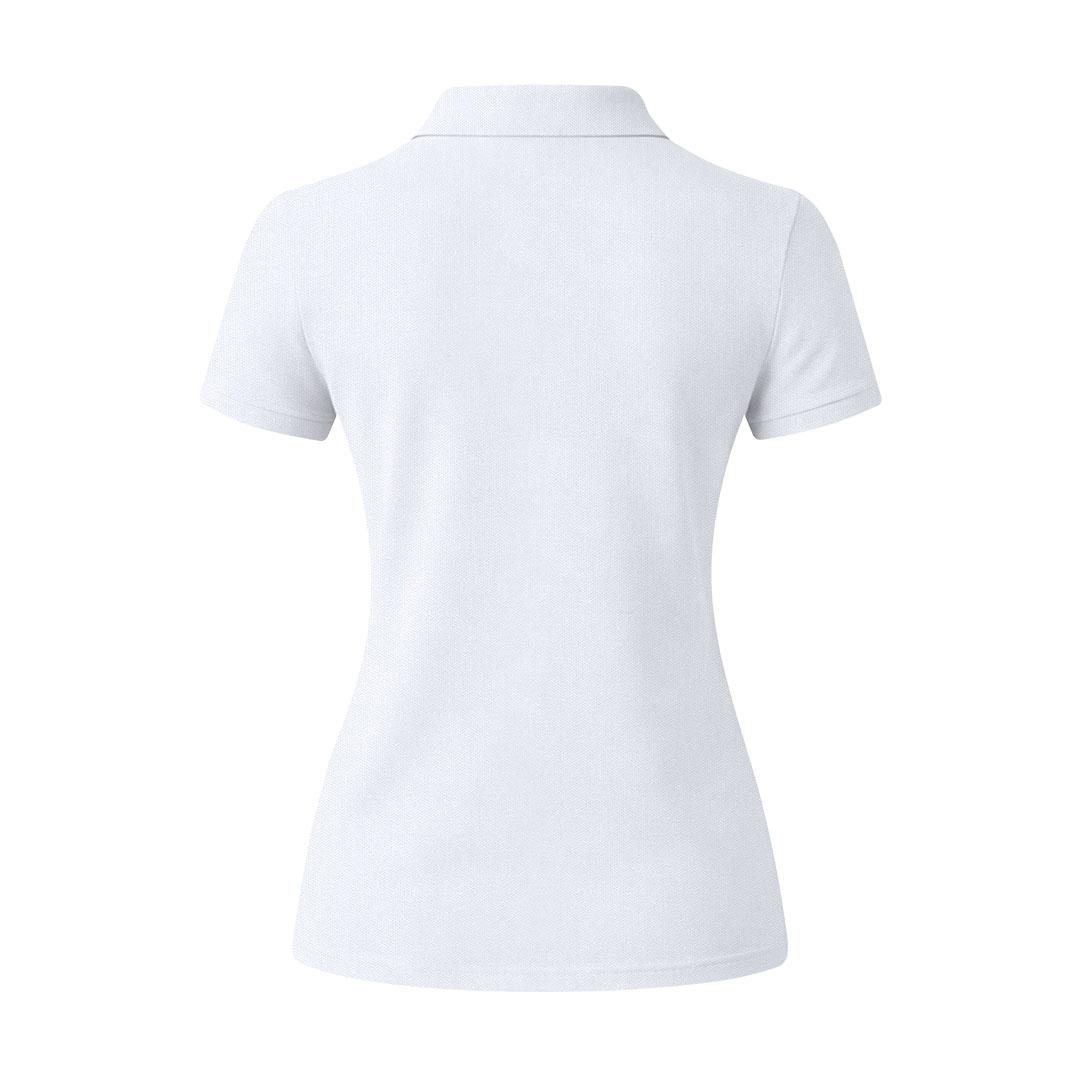 Tricou polo femei Charles alb alb L