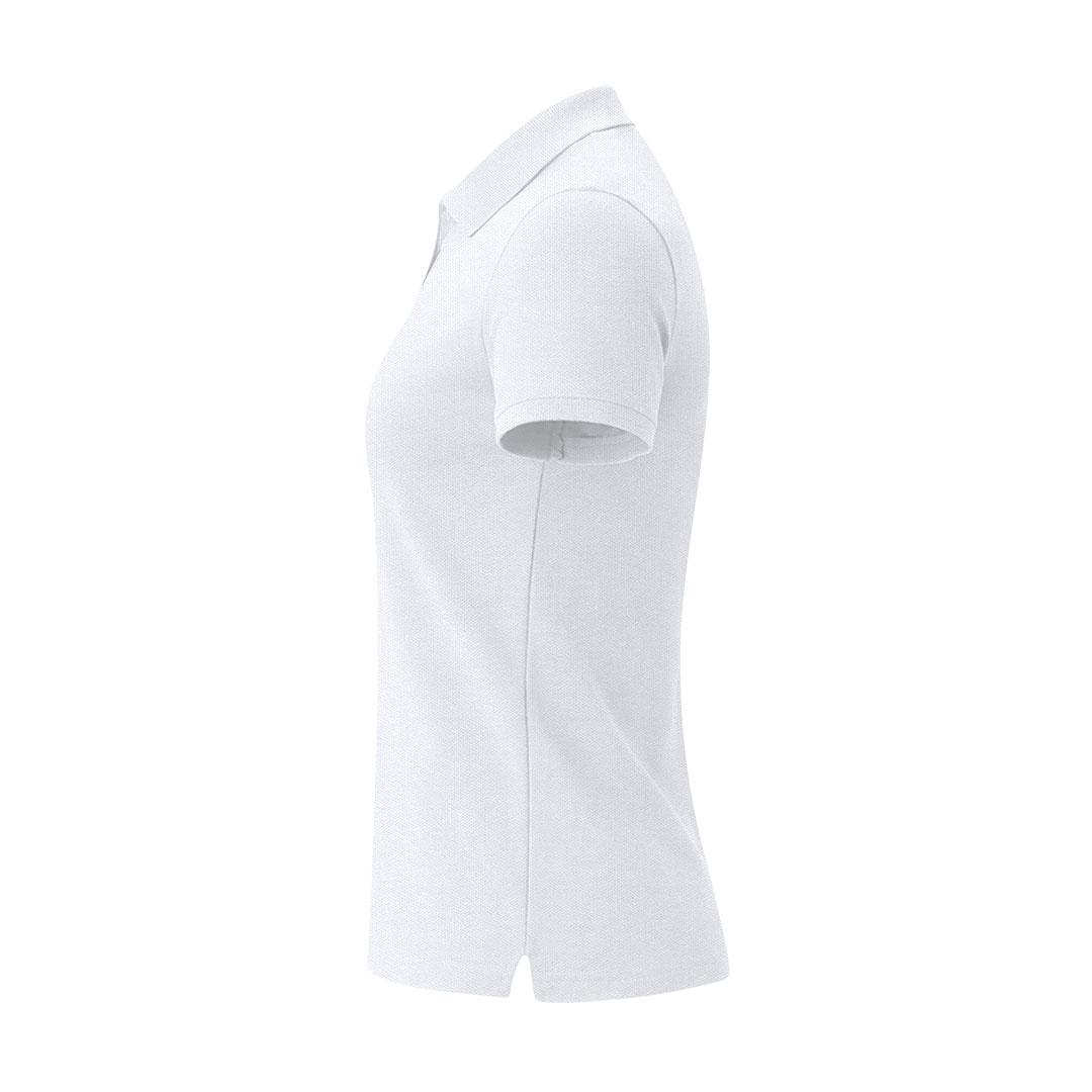Tricou polo femei Charles alb alb L