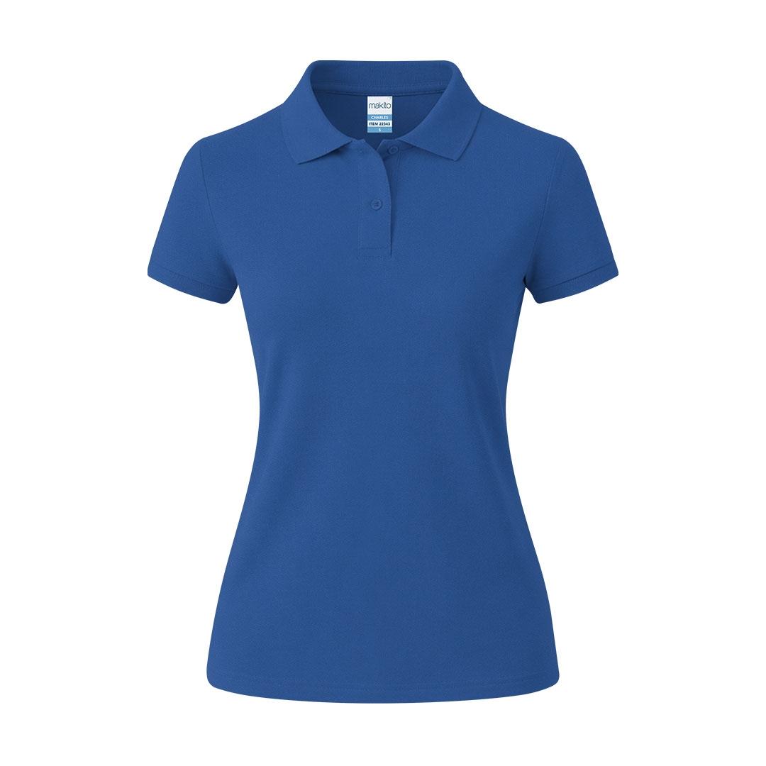 Tricou polo femei Charles color albastru S
