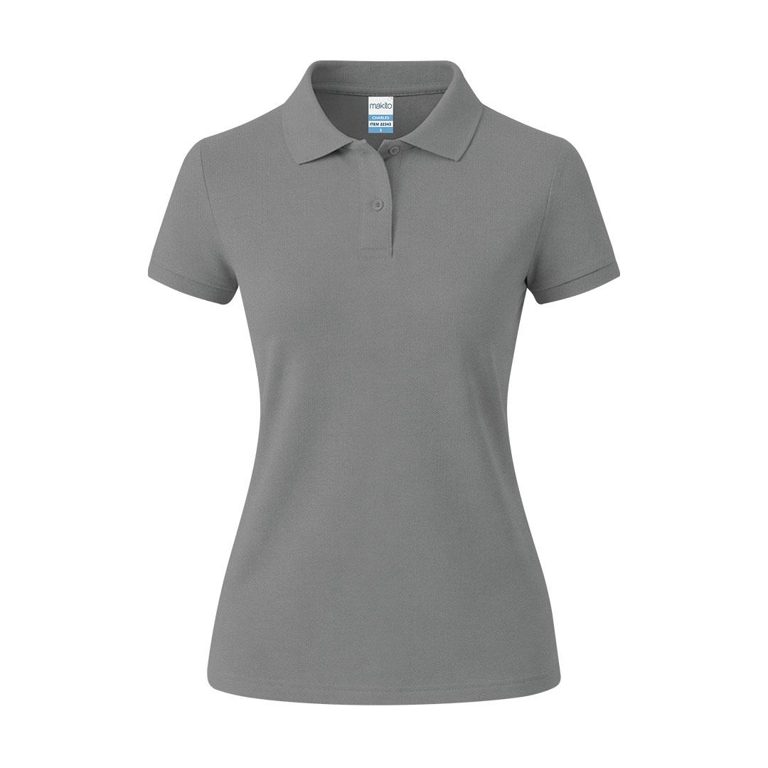 Tricou polo femei Charles color gri S