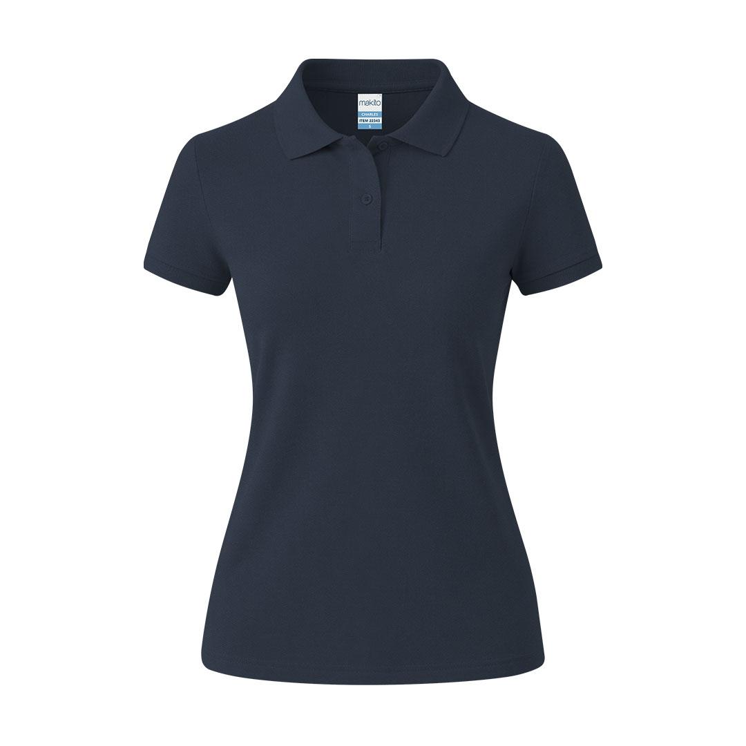 Tricou polo femei Charles color albastru marină S