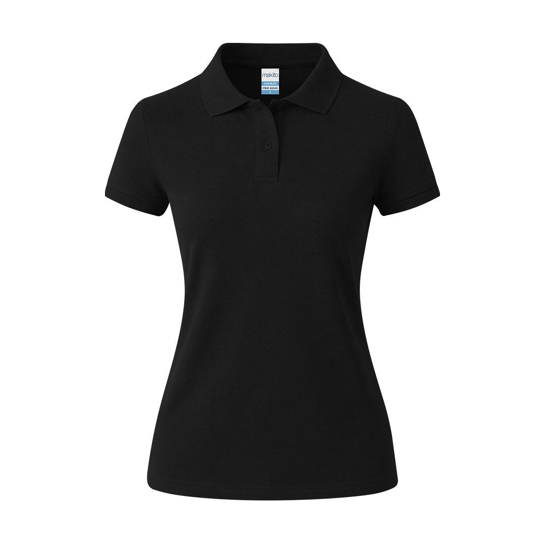 Tricou polo femei Charles color negru S