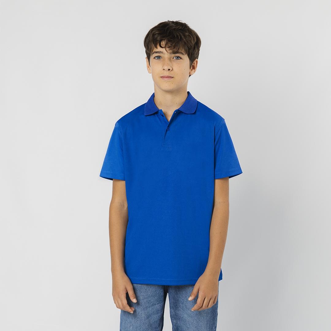 Tricou polo copii Tecnic Plus negru 11 - 12 ani