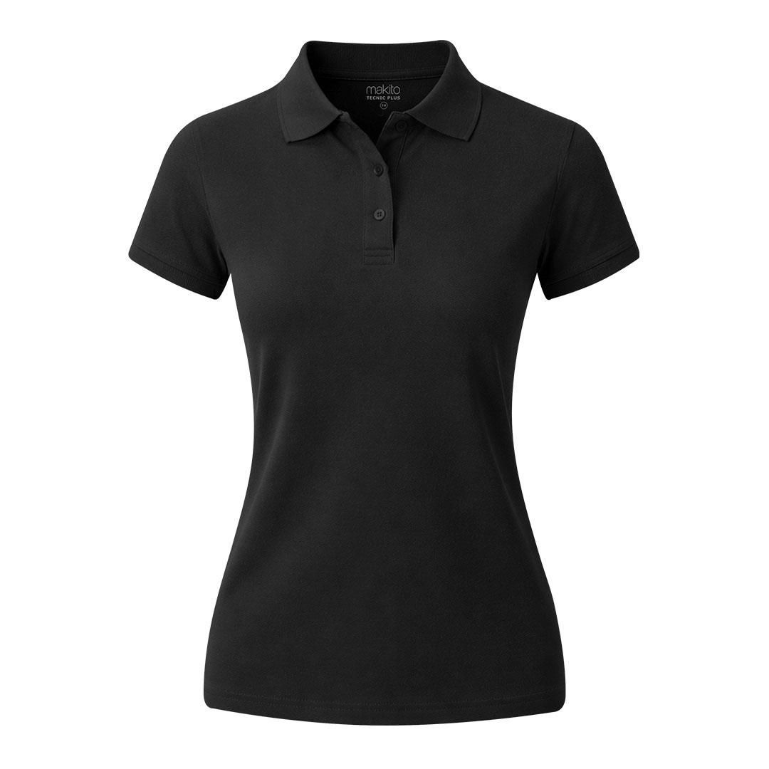 Tricou polo femei Tecnic Plus negru XL