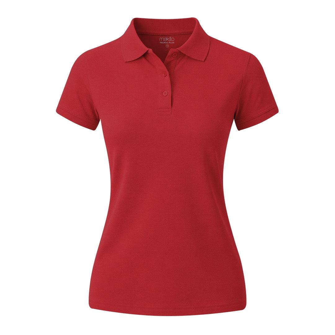 Tricou polo femei Tecnic Plus roșu XL