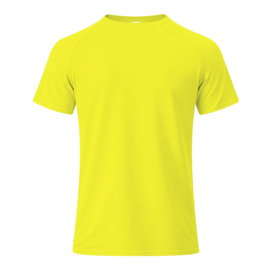 Tricou copii Cocker galben fluorescent 5 - 6 ani