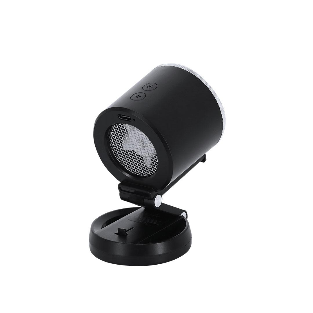 Ventilator portabil cu inel luminos Tangix negru