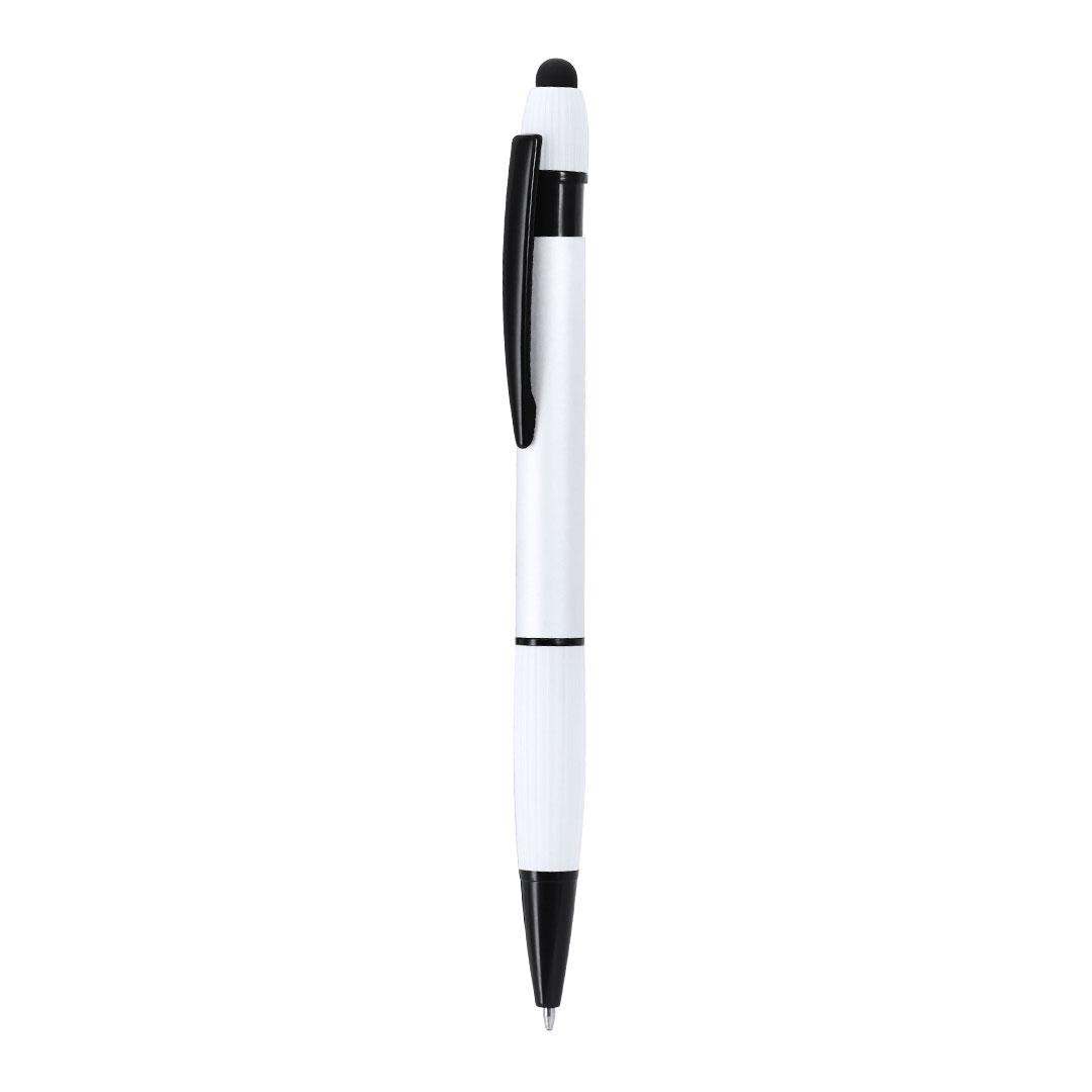 Pix cu stylus pentru ecrane tactile Turbom alb