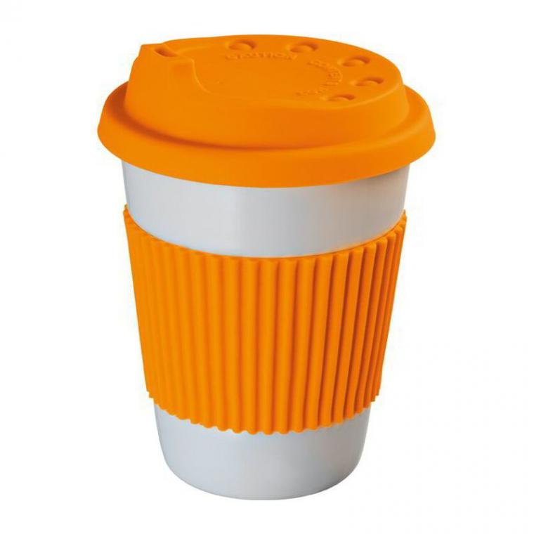 Cană ceramică La Mata Portocaliu