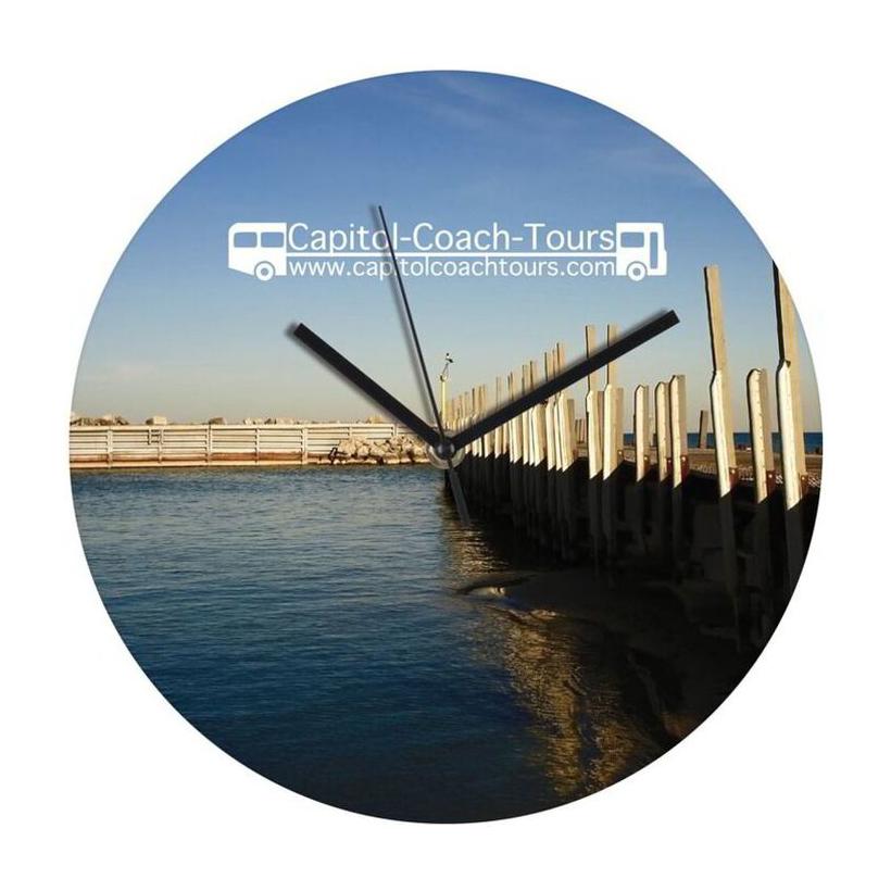 Ceas cu cadran personalizat Venice alb