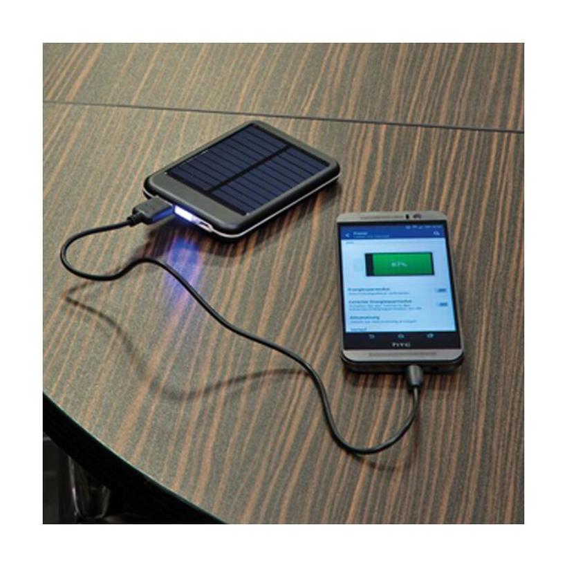 Powebank solar Philadelphia Negru
