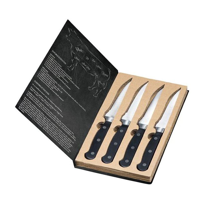 Set cutite steak London Negru