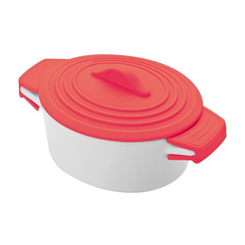 Mini vas din porțelan Roșu