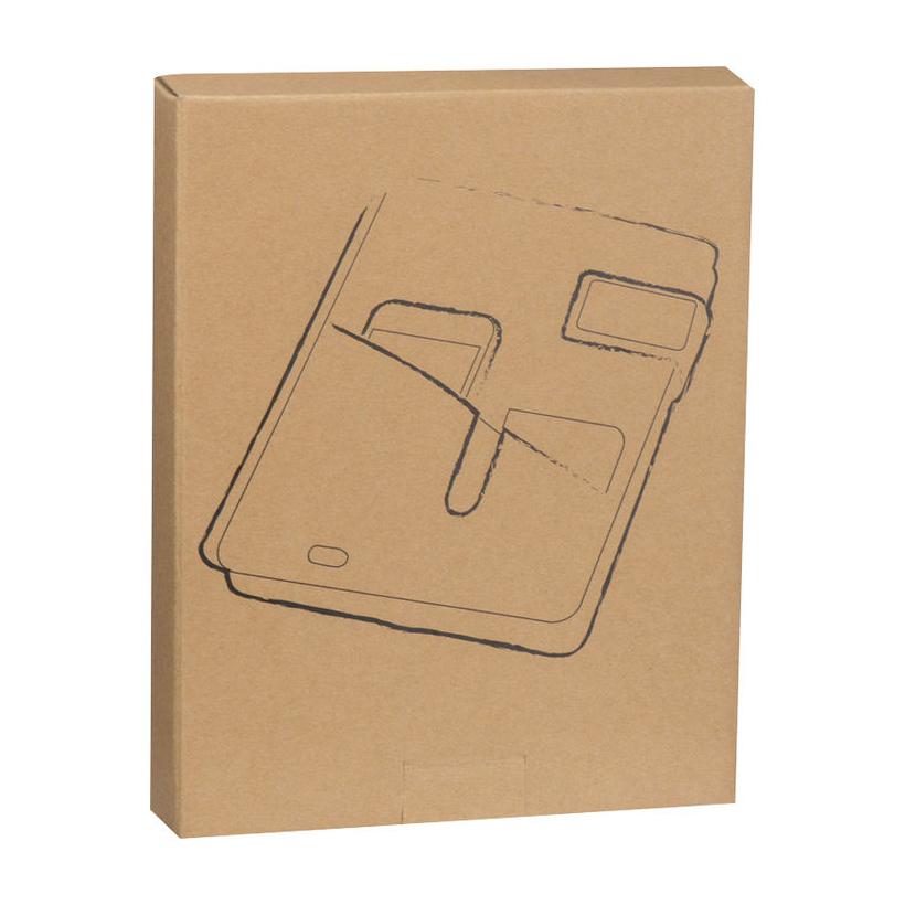 Mapă A4 cu powerbank Leno Negru