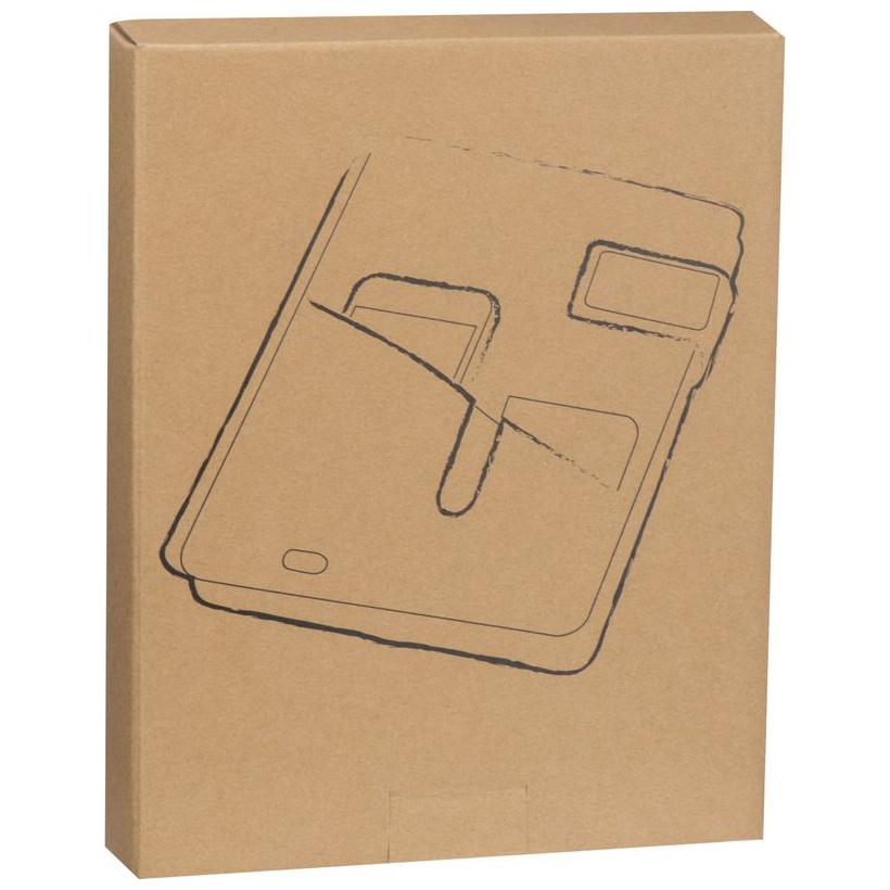 Mapă A4 cu powerbank Leno Negru