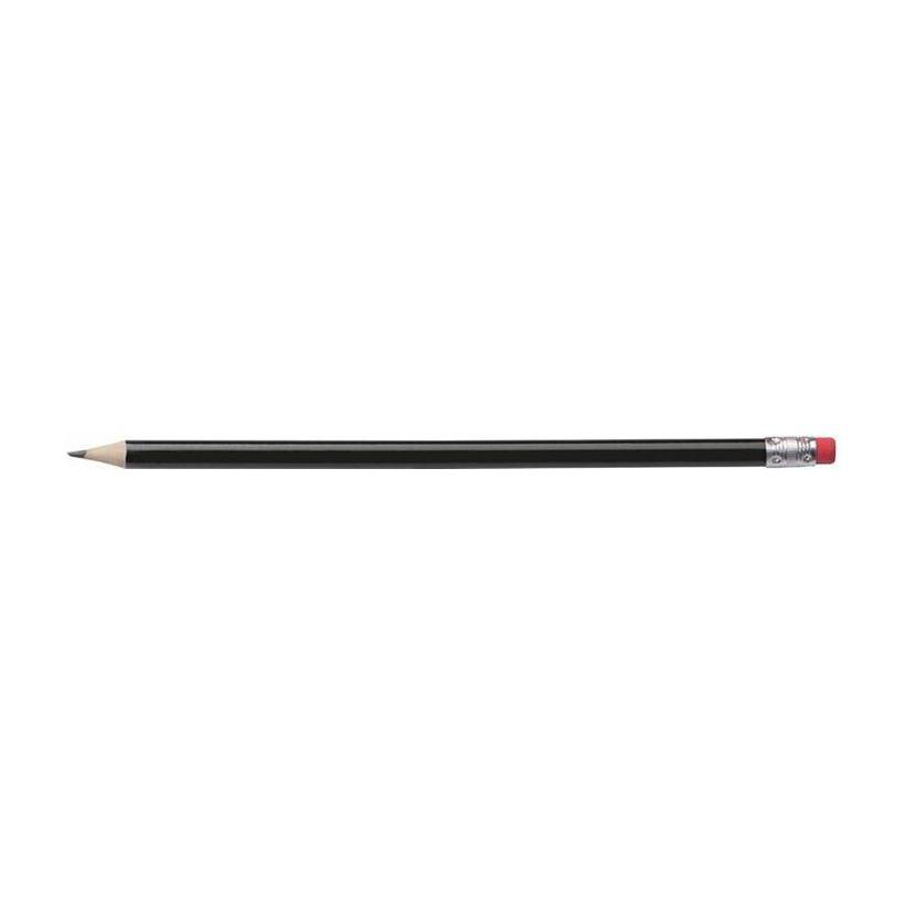Creion cu gumă de șters Hickory Negru
