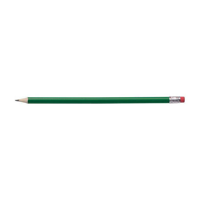 Creion cu radieră Hickory Verde