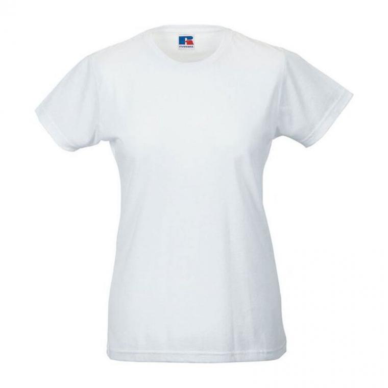 Tricou mânecă scurtă Damă SLIM 155F alb XL