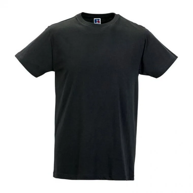 Tricou mânecă scurtă Bărbați SLIM 155M Negru XL