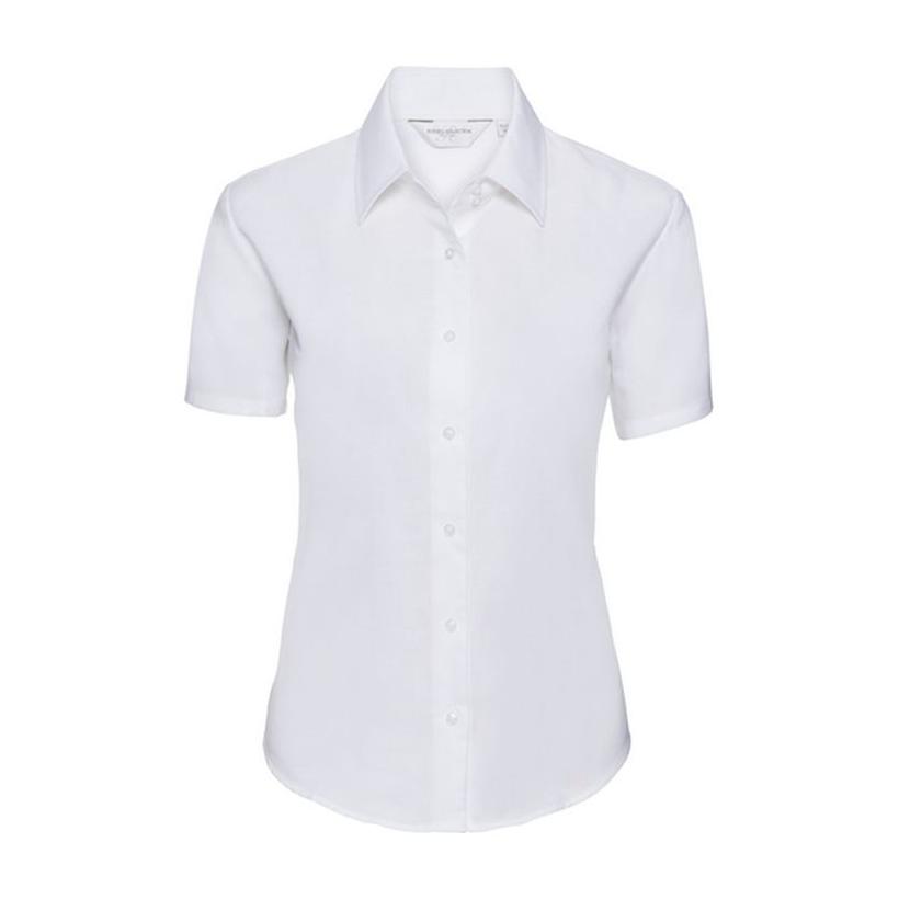 Cămașă mânecă scurtă Damă Oxford 933F Alb