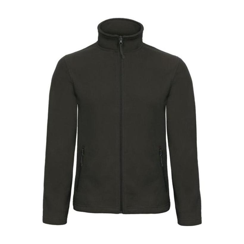 Jachetă fleece cu fermoar pentru bărbați O68 Negru S