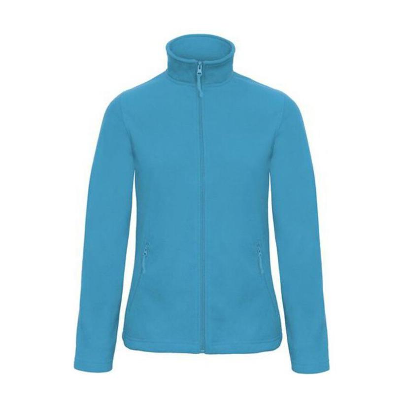 Jachetă fleece cu fermoar pentru damă O69 Albastru XS