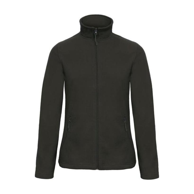 Jachetă fleece cu fermoar pentru damă O69 Negru