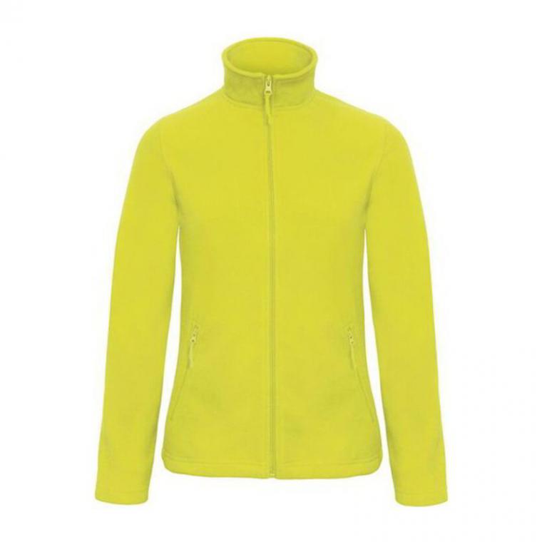 Jachetă fleece cu fermoar pentru damă O69 Verde XS