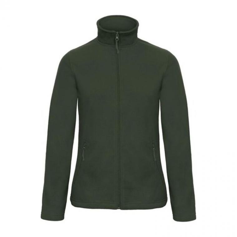 Jachetă fleece cu fermoar pentru damă O69 Verde XS