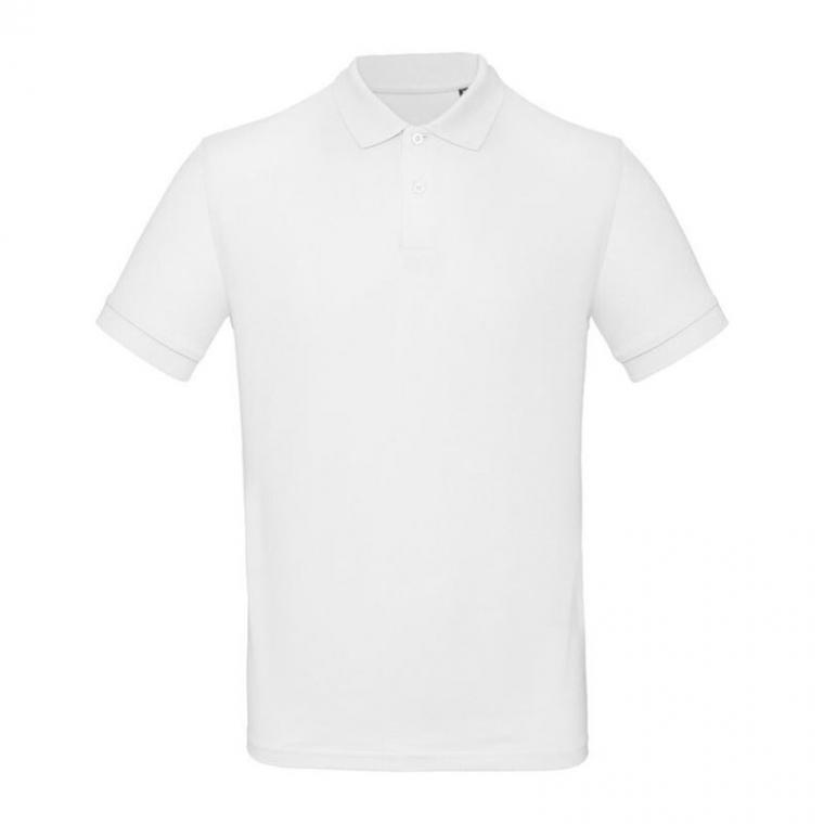 Tricou polo pentru bărbați Inspire Alb XL