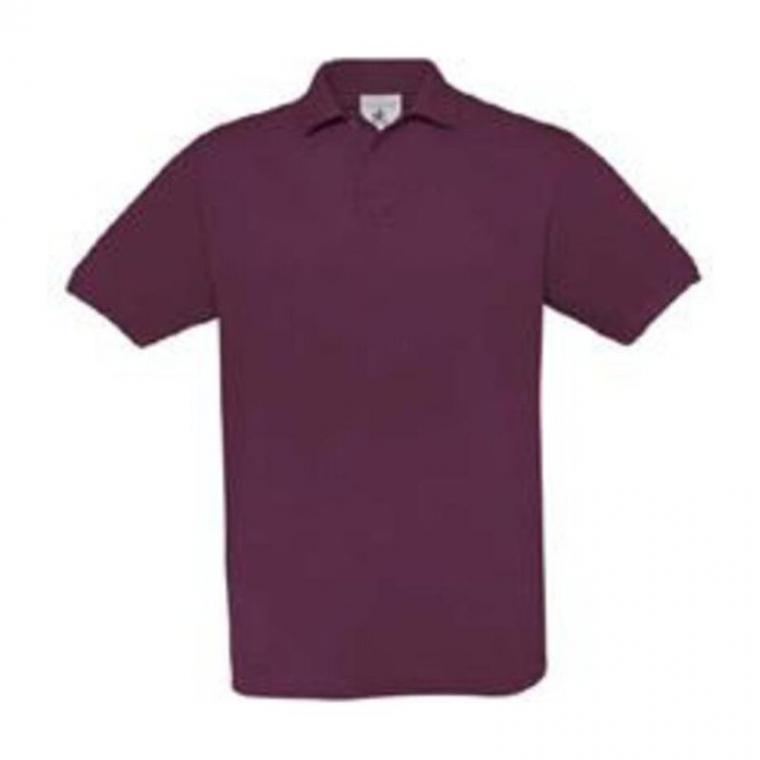Tricou polo pentru bărbați Safran  Bordeaux XXL