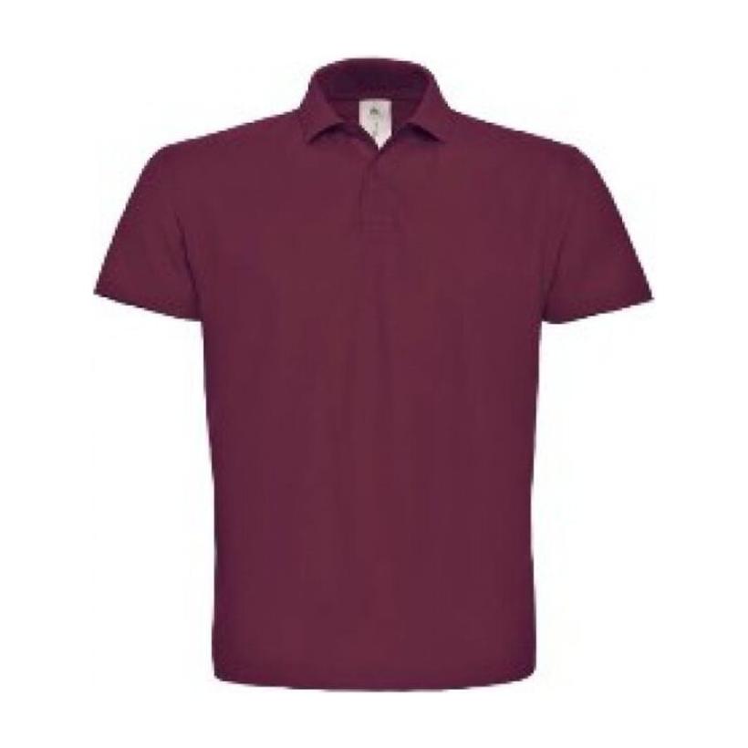 Tricou Polo cu mânecă scurtă ID.001 Bordeaux