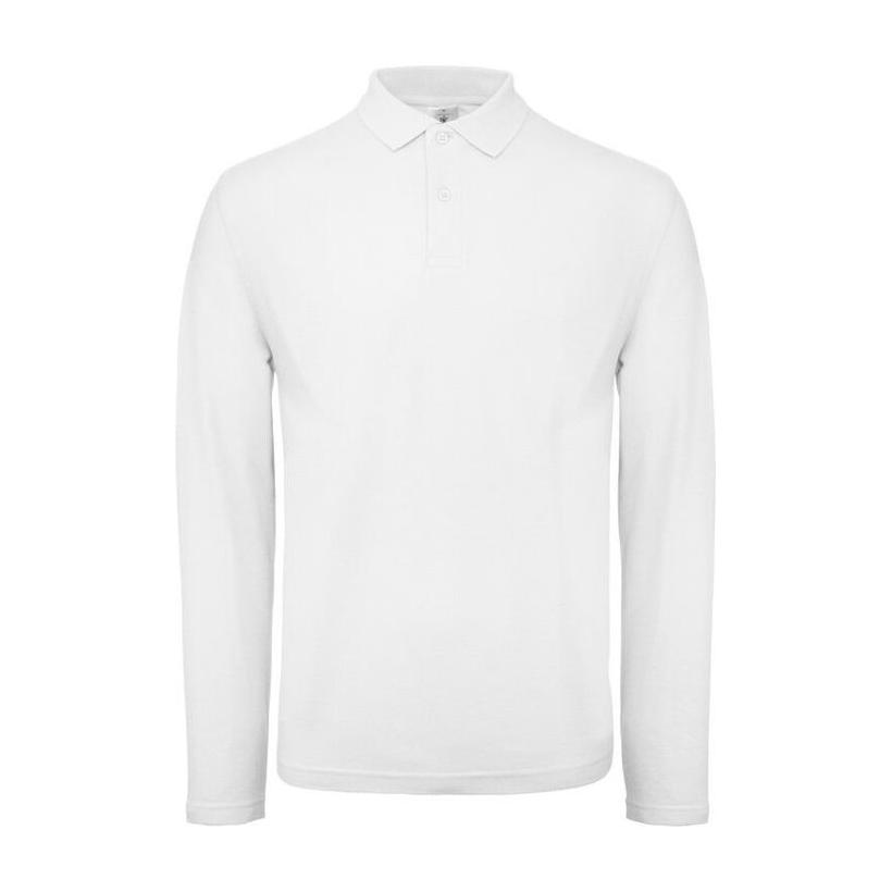 Tricou Polo cu mânecă lungă ID.001 White