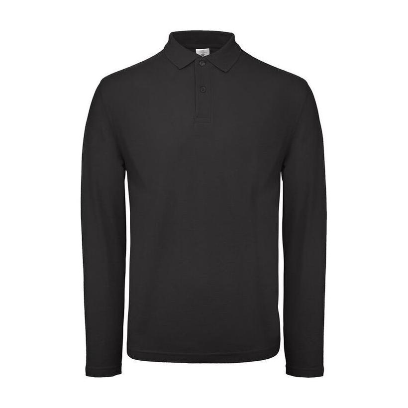 Tricou Polo cu mânecă lungă ID.001 Negru