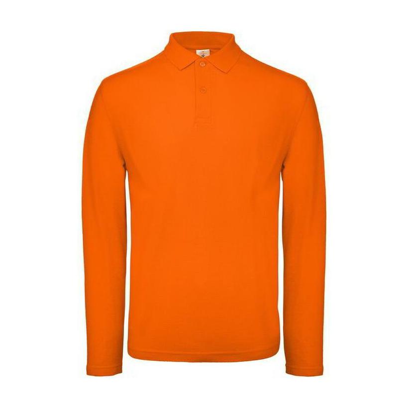 Tricou Polo cu mânecă lungă ID.001 Portocaliu