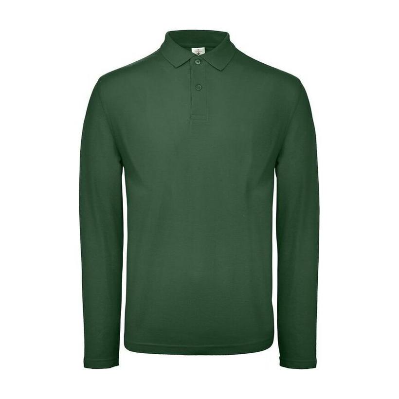 Tricou polo cu mânecă lungă pentru bărbați PUI12 Verde