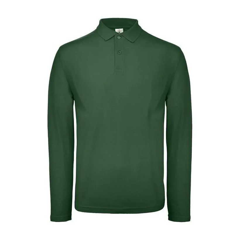 Tricou Polo cu mânecă lungă ID.001 Verde M