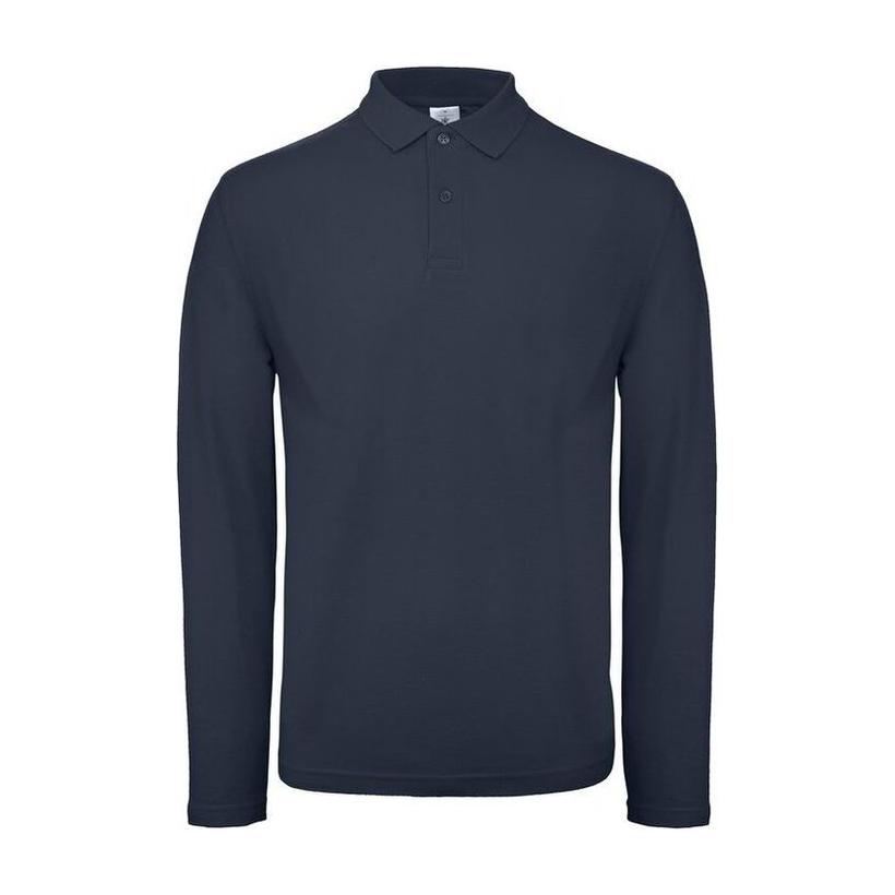 Tricou Polo cu mânecă lungă ID.001 Orion Navy Blue